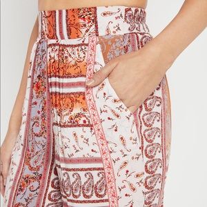 Bcbg Generation Paisley Floral Palazzo Pant